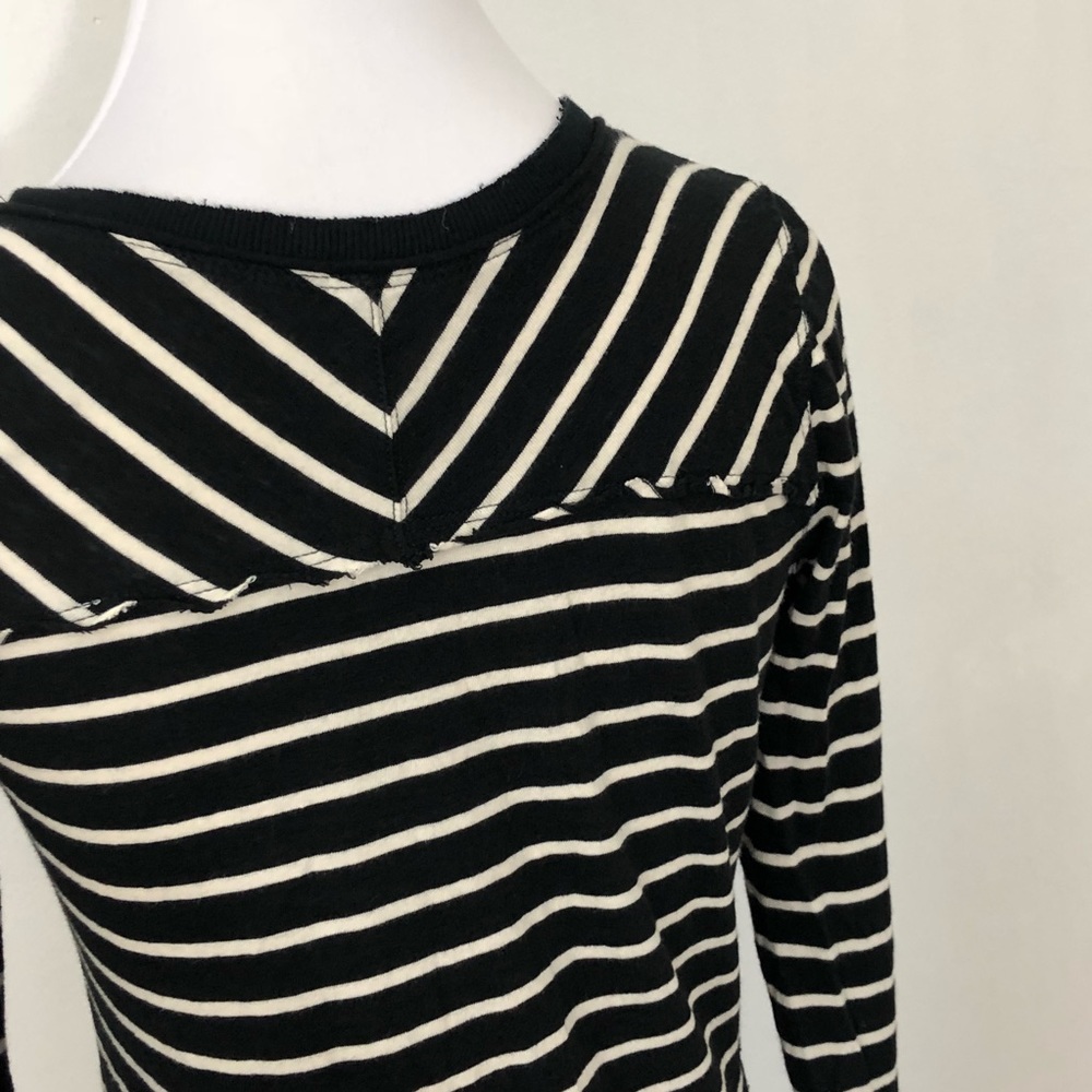 Free People Hard Candy Striped Top Fancy Cuffs - Picture 5 of 7